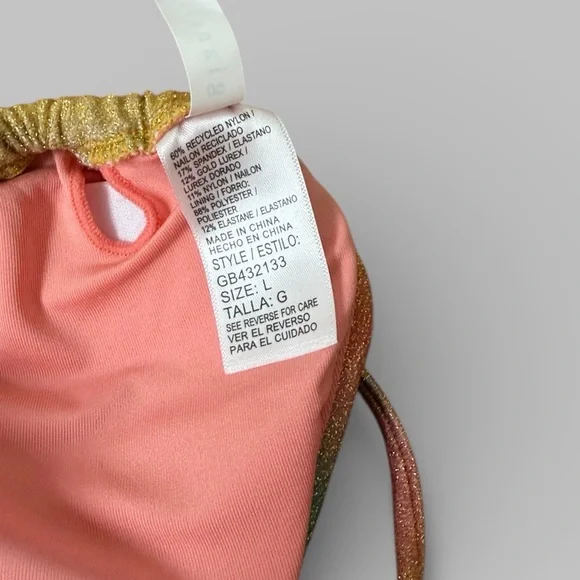 Gianni Bini Rainbow Sparkle Bikini - Picture 4 of 8